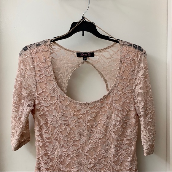 Reign On pink lace dress - Picture 2 of 6